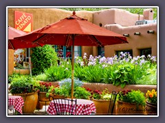 Cafes und Kunstgalerien