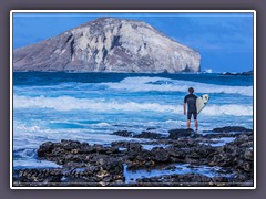 Surfen am Makapuu Beach Park