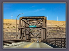 Brücke über den Columbia River in Biggs Junction