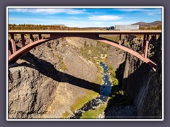 Highway 97 Brücke über den Crooked River