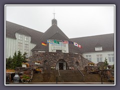 Shining Timberline Lodge auf dem Mount Hood