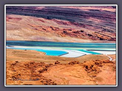 Colorful Utah Soda Evaporation Pond