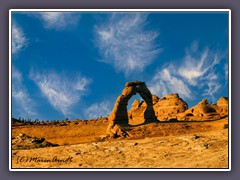 Delicate Arch vom Upper Delecate Arch Vierpoint gesehen