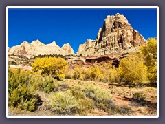 Der Navajo Dome ist ein 6.489 Fuß hoher Gipfel im Capitol Reef National Park 