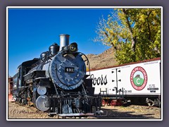 Golden Colorado - Railroad Museum  - Steam Locomotive No. 491