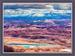 Kaliumchloridgewinnung vom Dead Horse Point State Park aus gesehen