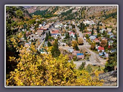 Minenstädtchen Ouray - der Million Dollar Highway verbindet Silverton und Ouray