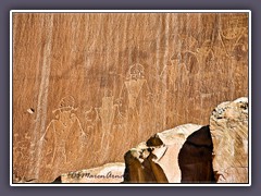 Petroglyphs Panels im Capitol Reef National Park