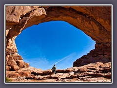 Window Arch - rieisig aus der Nähe betrachtet