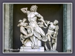Laokoongruppe Original im Cortile del Belvedere