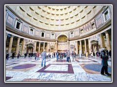 Pantheon - Innenbereich unter der großen Kuppel