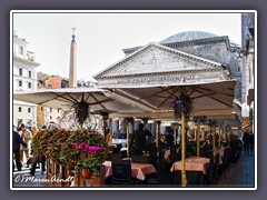 Piazza della Rotonda - Mittagstisch