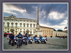 Qurinale - mit dem Obelisco del Quirinale