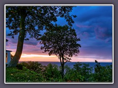 Panoramahotel Blick auf Arkona im Sonnenuntergang