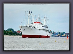 Die Cap San Diego auf der Weser