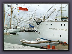 Die Christian Radich auf der Sail 2005 in Bremerhaven