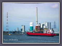 Die rote Emma auf der Weser