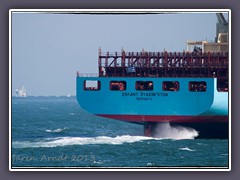 Leerfahrt über die Nordsee