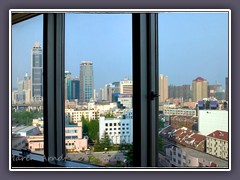 Blick aus dem Jing Jiang Hotel