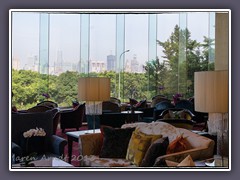 Blick vom Shangri La Hotel auf Shanghai