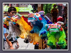 Bunte Drachen als Souvenirs