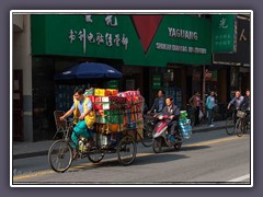 Vergangene Zeiten Fahrradtransporte