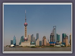 Die Huangpo Schleife in Shanghai