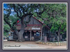 Hill Country - historisches Luckenbach mit Postoffice und Stage