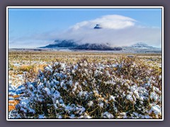 Schnee am Monument Valley