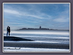 Am Strand von Döse