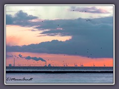 Blick nach Wilhelmshafen