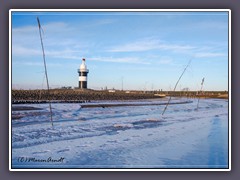 Der kleine Leuchtturm - Eiswattperspektive