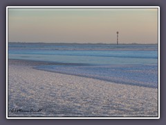 Leuchtfeuer Hofe in der Außenweser