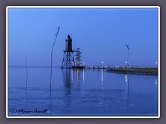 Lichter an in Dorum Neufeld am Leuchtturm