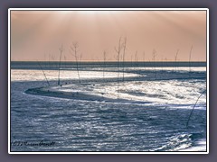 Sturm im Priel in Wremen