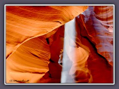 Antelope Canyon - ein Sonnenstrahl
