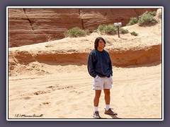 Antelope Canyon - unser sympatischer Tourguide