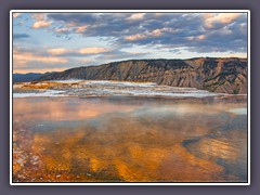 Mammoth Hot Springs - im Abendlicht