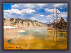 Mammoth Hot Springs - Main Terrace Overlook