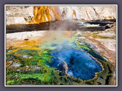 Old  Faithful - Chinese Spring am Firehole River