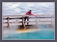 West Thumb Geysir - Hot Smoke