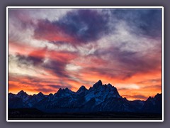 Tetons - ein Tag geht zu Ende