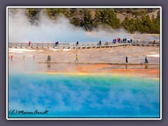 Grand Prismatic Spring ist die größte Thermalquelle in den USA