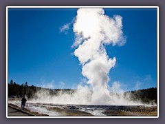 Great Fountain Geyser am Firehole Lake Drive