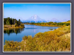 Oxbow Bend - malerischer Bogen des Snake River