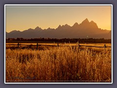 Sonnenuntergang - Tetons