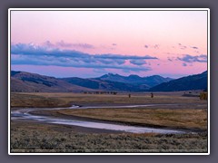 Sonnenuntergang Lamar Valley