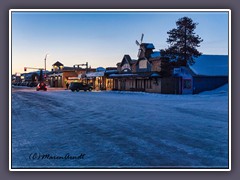 Vereiste Straßen in West Yellowstone