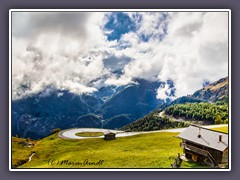 Freier Blick auf  die Hochalpenstraße