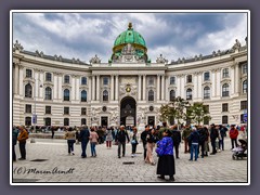 Wien - die Hofburg Michaelertrakt